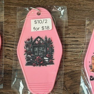 Pink Motel Key Chains
