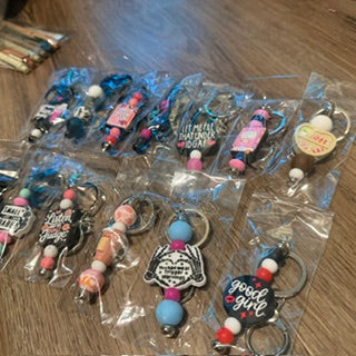 Beaded Keychains (2)