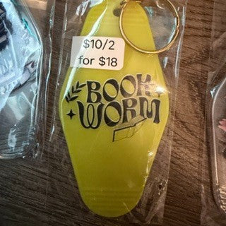 Colored Motel Key Chains (3)