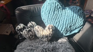 Hand Knitted Pillows
