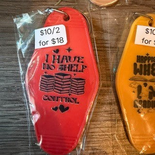 Colored Motel Key Chains (5)